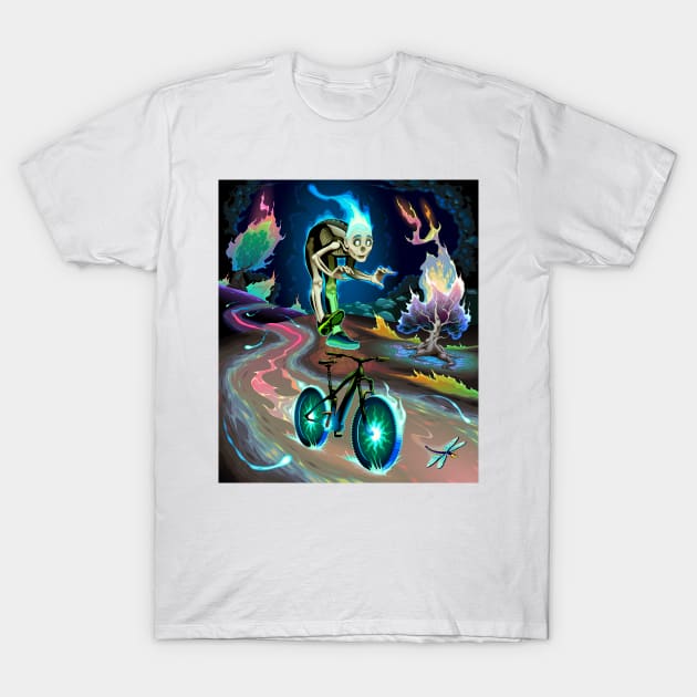 Ghost Bike T-Shirt by ddraw